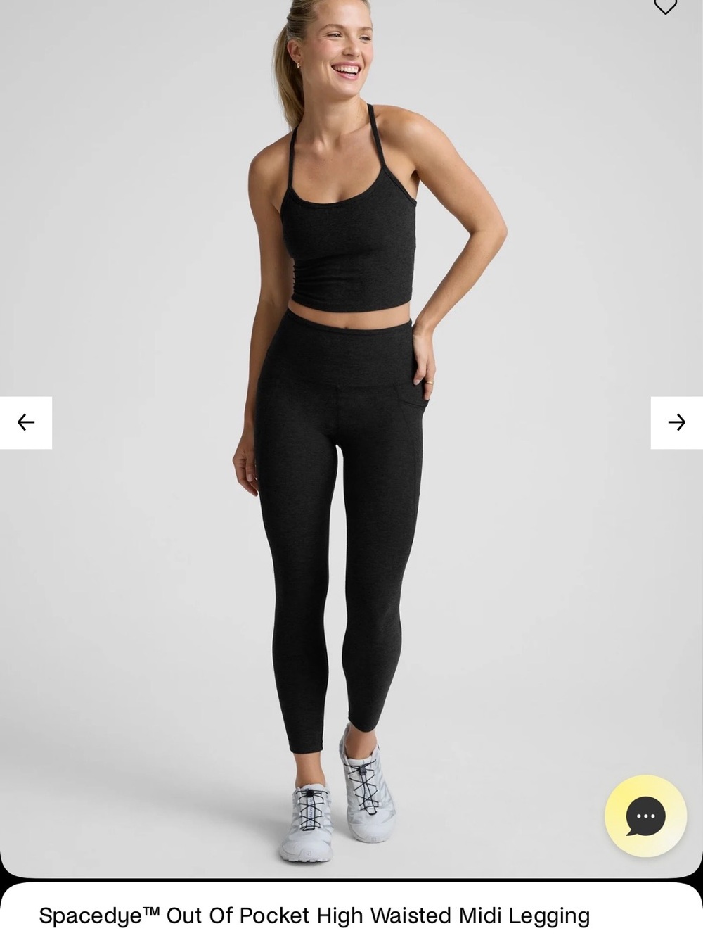 beyond yoga . spacedye out of pocket high waisted midi leggings .NEW UNWORN !